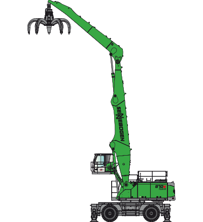 SENNEBOGEN 870 E Hybrid Material handler for port handling