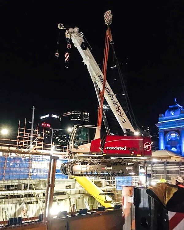 SENNEBOGEN Telescopic Crane 653_Tunnelling_Melbourne